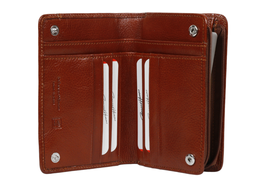 Gerard Henon 3252 - CUIR DE VACHETTE - MARRON porte monnaie billet zip m vérone Porte-monnaie