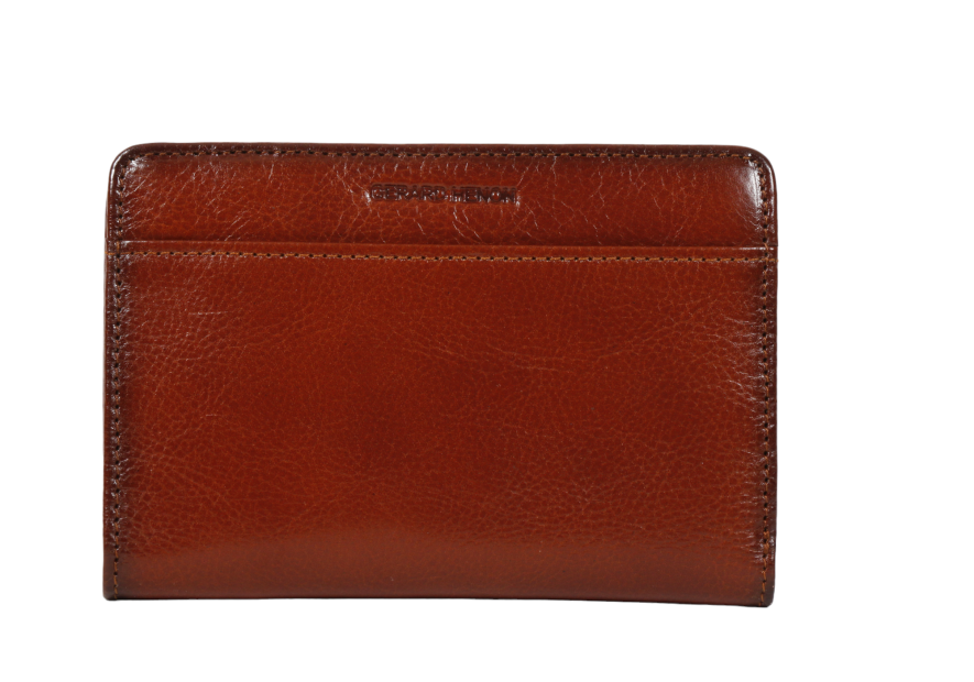 Gerard Henon 3252 - CUIR DE VACHETTE - MARRON porte monnaie billet zip m vérone Porte-monnaie