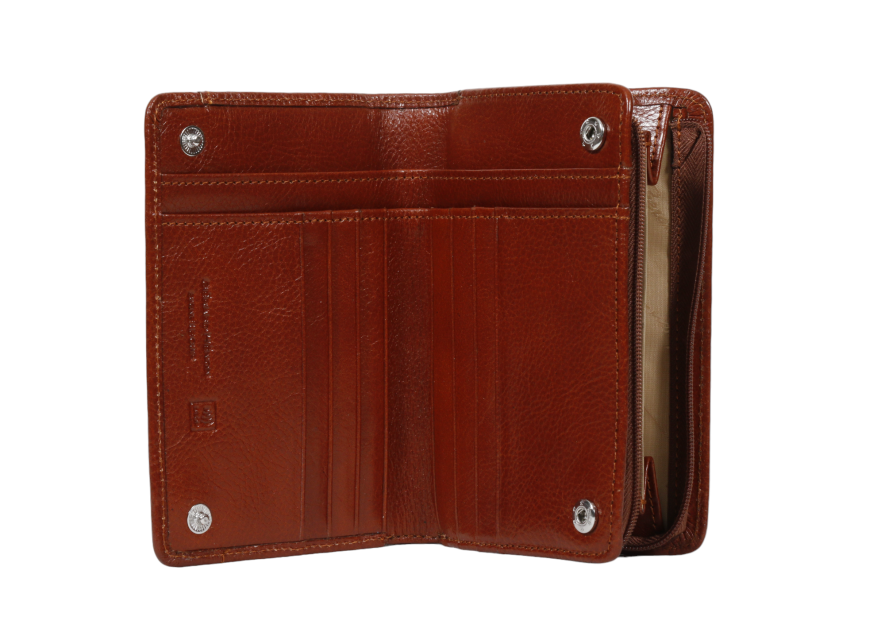 Gerard Henon 3252 - CUIR DE VACHETTE - MARRON porte monnaie billet zip m vérone Porte-monnaie