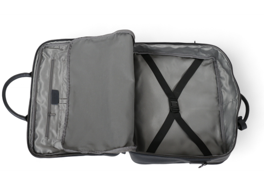 Gerard Henon 6986 - CUIR DE VACHETTE - NOIR sac à dos de voyage henon sac a dos