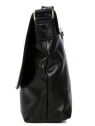 Gerard Henon 2273 - CUIR DE VACHETTE - NOIR grande besace rabat sac-h-zip