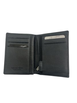 Gerard Henon 33410 - CUIR DE VACHETTE - NOIR portefeuille porte-monnaie Portefeuille Homme