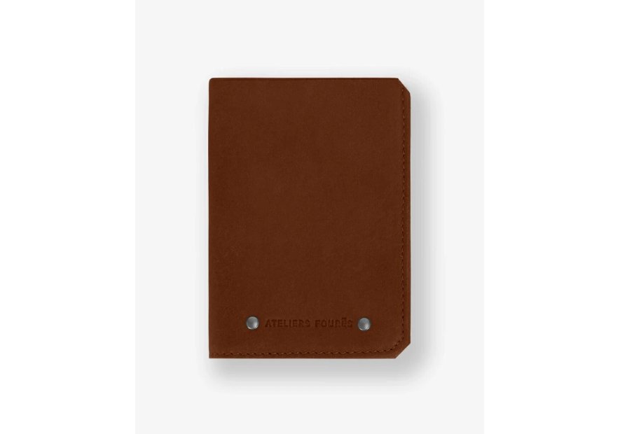 Les Ateliers Foures 949X - CUIR DE VACHETTE - FAUVE Portefeuille/Porte-cartes Portefeuilles