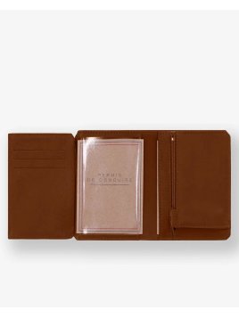 Les Ateliers Foures 949X - CUIR DE VACHETTE - FAUVE Portefeuille/Porte-cartes Portefeuilles