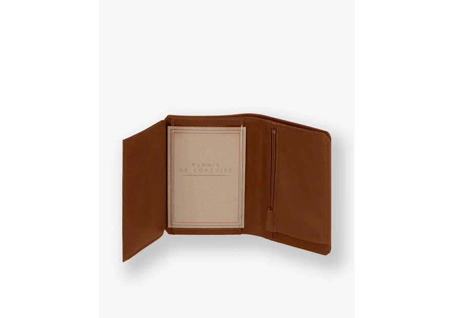 Les Ateliers Foures 949X - CUIR DE VACHETTE - FAUVE Portefeuille/Porte-cartes Portefeuilles