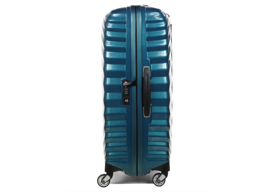 Samsonite 62765 - CURV - BLEU PETROLE valise moyenne lite shock valise