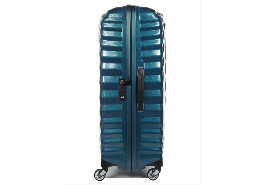 Samsonite 62766 - CURV - BLEU PETROLE valise grand modèle lite shock valise