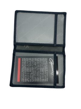 Gerard Henon 33800 - CUIR DE VACHETTE - MARIN porte carte crédit simple p.cartes credit