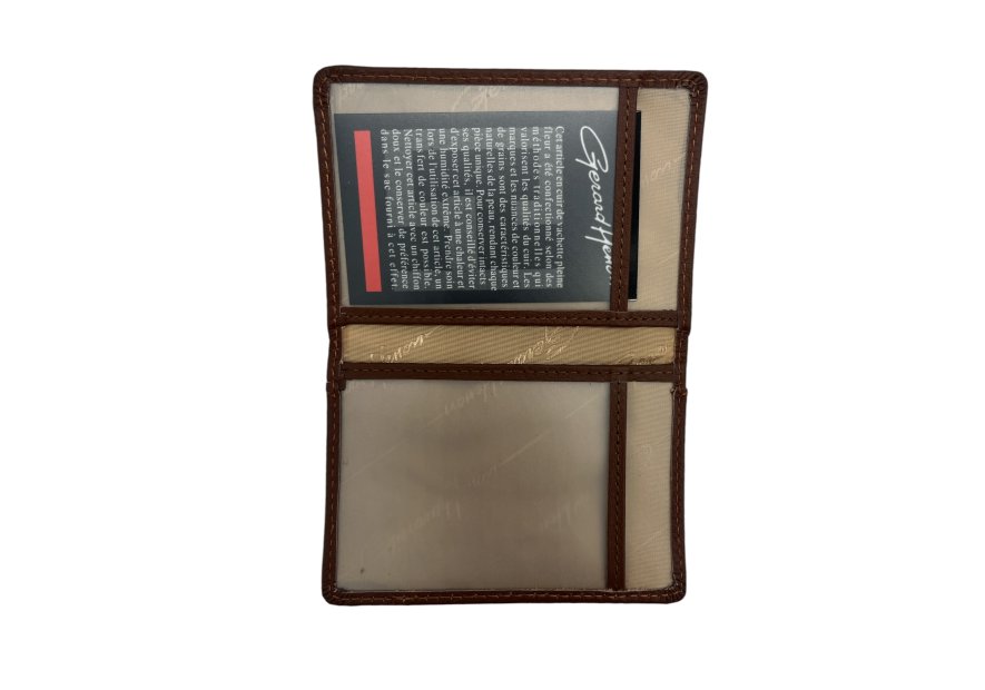 Gerard Henon 33800 - CUIR DE VACHETTE - MARRO porte carte crédit simple Porte-cartes