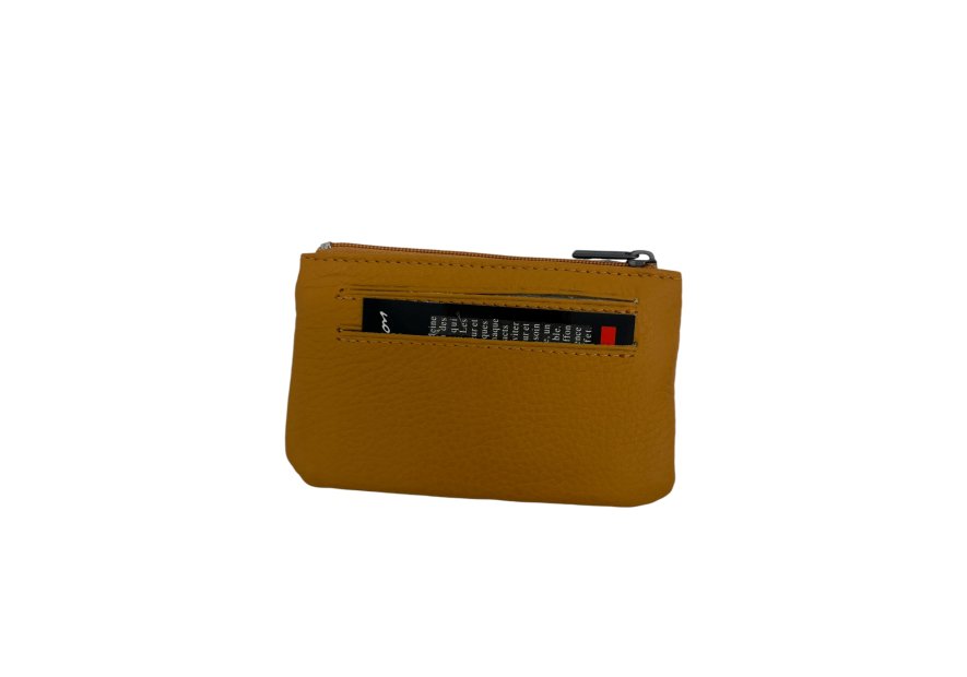 Gerard Henon 33875 - CUIR DE VACHETTE - JAUNE porte monnaie henon Porte-monnaie