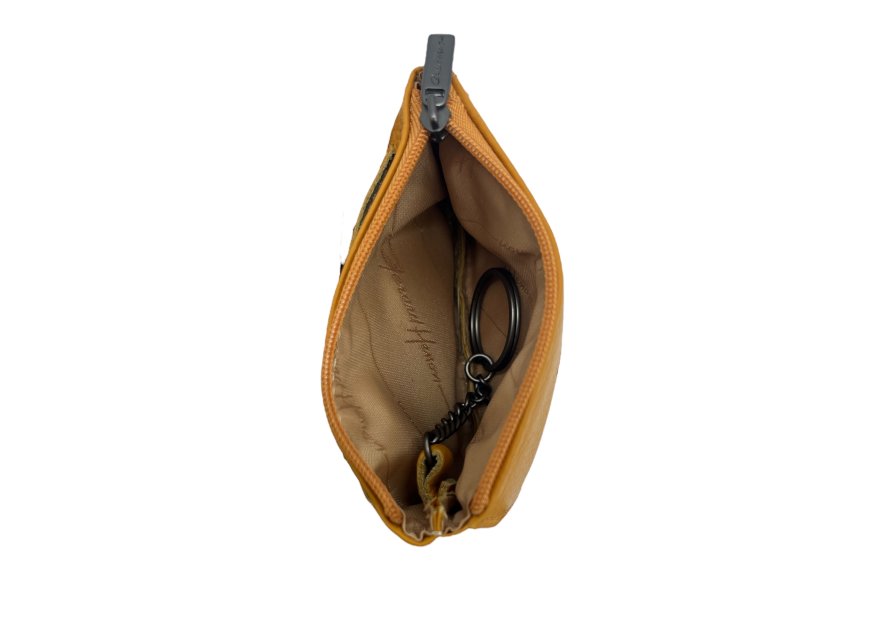 Gerard Henon 33875 - CUIR DE VACHETTE - JAUNE porte monnaie henon Porte-monnaie