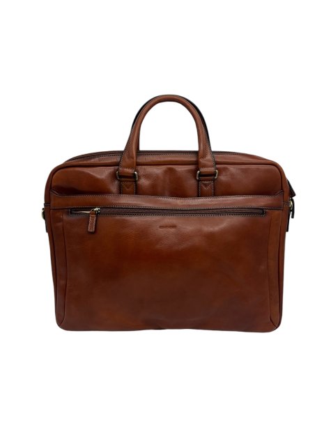 Gerard Henon 2285 - CUIR DE VACHETTE - MARRON porte documents verone sac-business