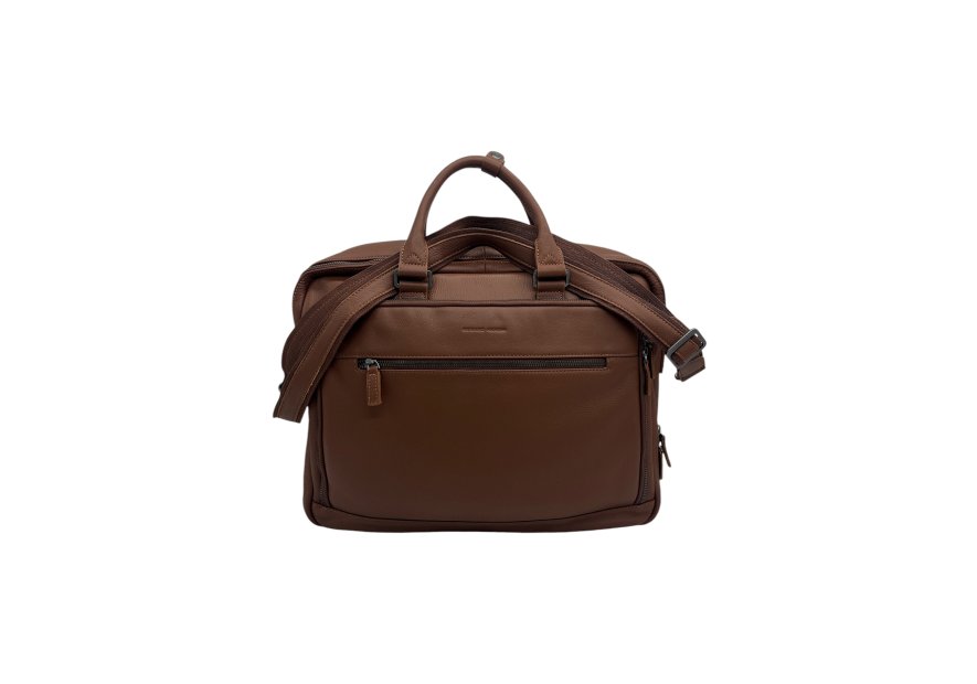 Gerard Henon 6987 - CUIR DE VACHETTE - MARRON porte document de voyage Sac business
