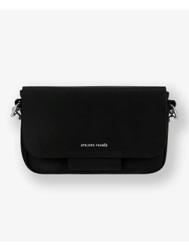 Les Ateliers Foures H200 - CUIR DE VACHETTE - NOIR sac à rabat calista Sac business