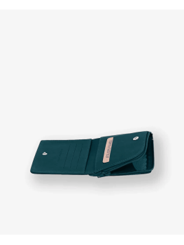 Les Ateliers Foures B56 - CUIR DE VACHETTE - PAON porte monnaie baroudeurse nemesis dos à dos Porte-monnaie