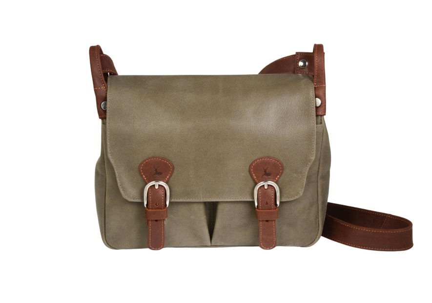 Frandi 814.05 - CUIR DE VACHETTE - KAKI sac besace camille frandi Sac business