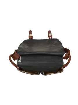 Frandi 814.05 - CUIR DE VACHETTE - NOIR sac besace camille frandi Sac business