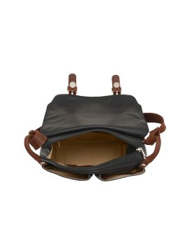Frandi 814.05 - CUIR DE VACHETTE - NOIR sac besace camille frandi Sac business