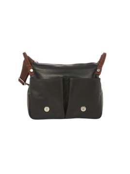 Frandi 814.05 - CUIR DE VACHETTE - NOIR sac besace camille frandi Sac business