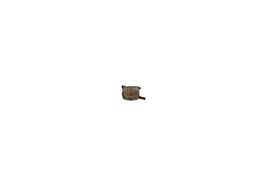 Frandi 810.05 - CUIR DE VACHETTE - KAKI sac besace arrondi m fanny Sac business