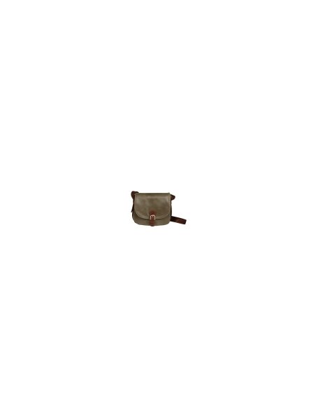 Frandi 810.05 - CUIR DE VACHETTE - KAKI sac besace arrondi m fanny Sac business