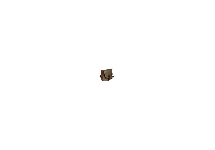 Frandi 810.05 - CUIR DE VACHETTE - KAKI sac besace arrondi m fanny Sac business