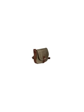 Frandi 810.05 - CUIR DE VACHETTE - KAKI sac besace arrondi m fanny Sac business