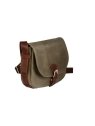 Frandi 810.05 - CUIR DE VACHETTE - KAKI sac besace arrondi m fanny sacs-a-mains