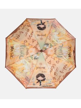 Anekke 38483-102 parapluie pliant auto peace and love pliant f