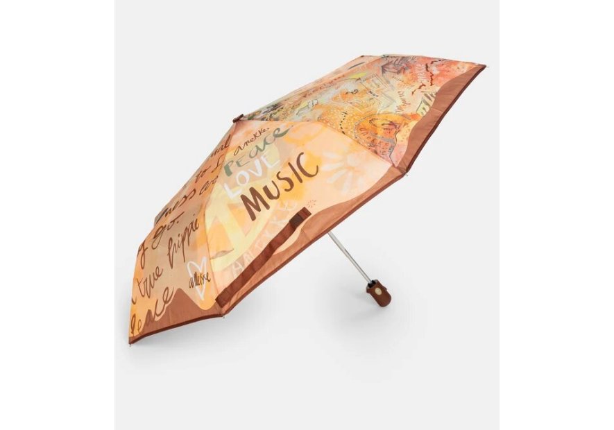 Anekke 38483-102 parapluie pliant auto peace and love pliant f