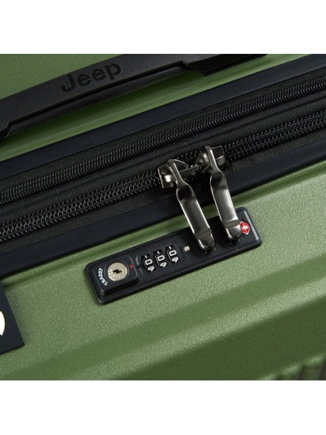 jeep&delsey J02746828 - POLYCARBONATE - VERT valise trunk 80cm jh001a Valises