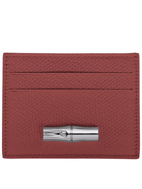 Longchamp 3218HFP - CUIR DE VACHETTE - CHA porte cartes roseau porte-cartes