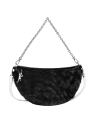 Longchamp 10224HFB - SHEARLING - NOIR sac porté épaule fourrure sacs-a-mains