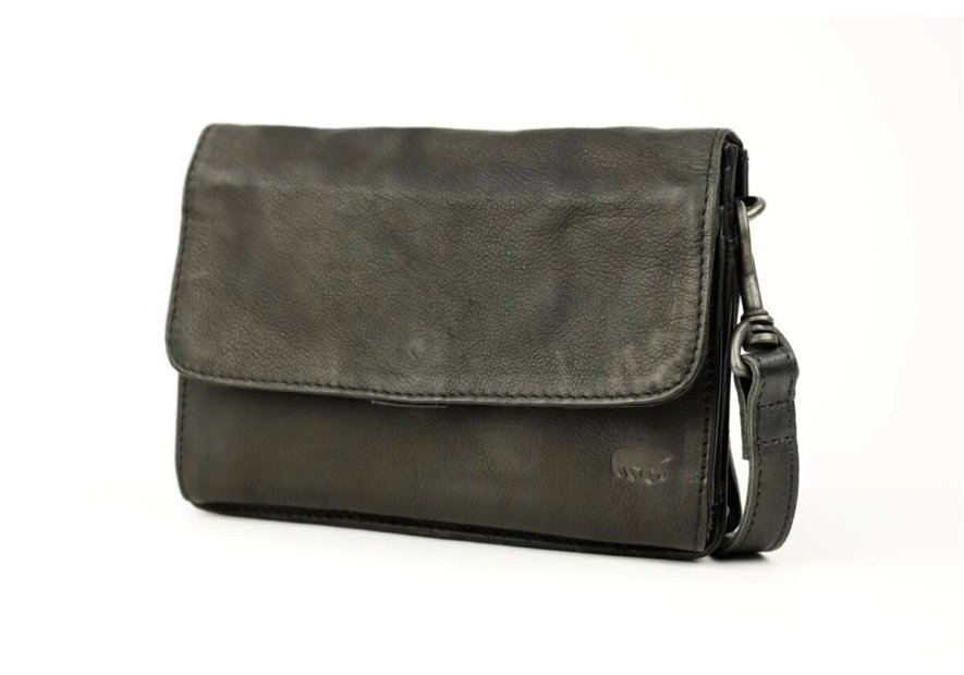 Bear Design CP2629 - CUIR DE VACHETTE - NOIR mini sac rabat joelle bear Sac business