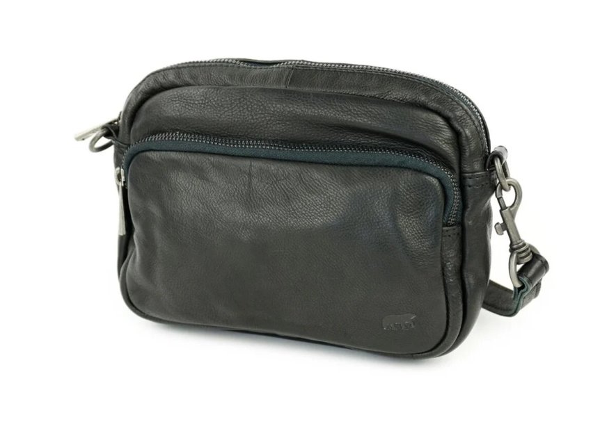 Bear Design CP2663 - CUIR DE VACHETTE - NOIR mini sac trotteur peggy Sac business