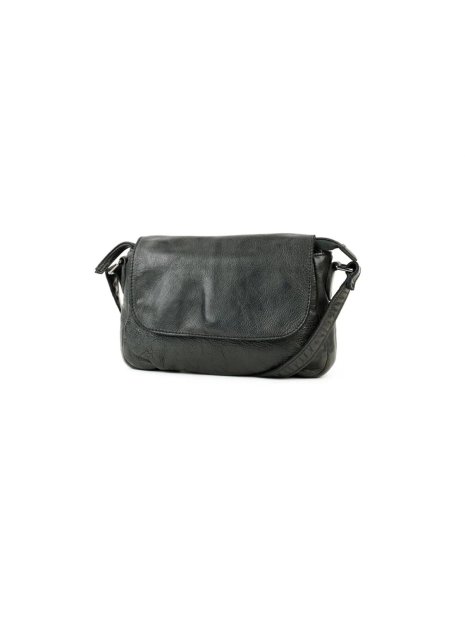 Bear Design MJ1900 - CUIR DE VACHETTE - NOIR sac à rabat lauren bear sacs-a-mains