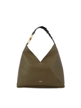 Lancel A12510 - CUIR DE VACHETTE - KAKI sac hobo besace pagode lancel Sac business