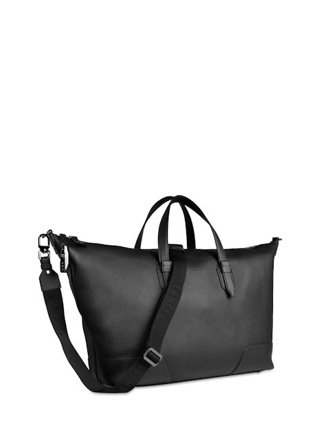 Lancel A13430 - CUIR DE VACHETTE - NOIR sac de voyage charlie de lancel Sacs de voyage