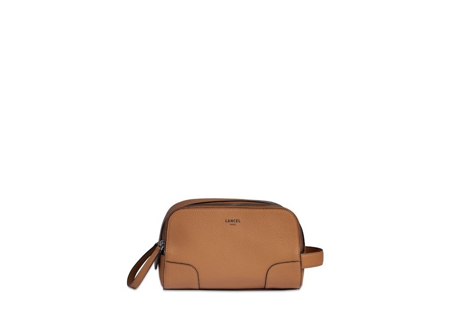 Lancel A13431 - CUIR DE VACHETTE - CAME trousse de toilette charlie de lancel Trousses de toilette