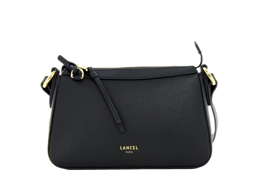 Lancel A13524 - CUIR DE VACHETTE - NOIR faubourg de lancel sac bandoulière zippé Sac business