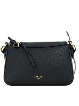 Lancel A13524 - CUIR DE VACHETTE - NOIR faubourg de lancel sac bandoulière zippé Sac business