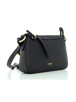 Lancel A13524 - CUIR DE VACHETTE - NOIR faubourg de lancel sac bandoulière zippé Sac business