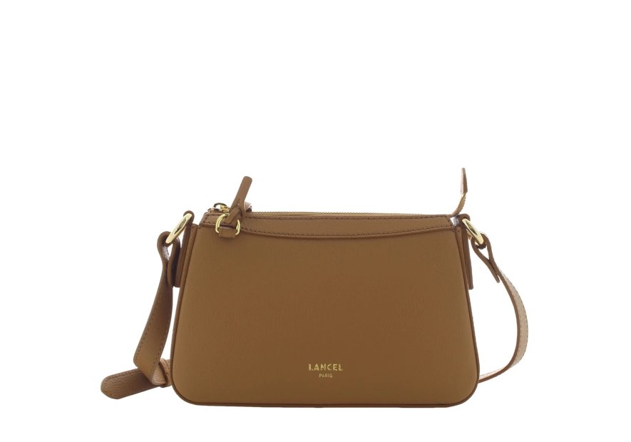 Lancel A13524 - CUIR DE VACHETTE - CAME faubourg de lancel sac bandoulière zippé Sac business