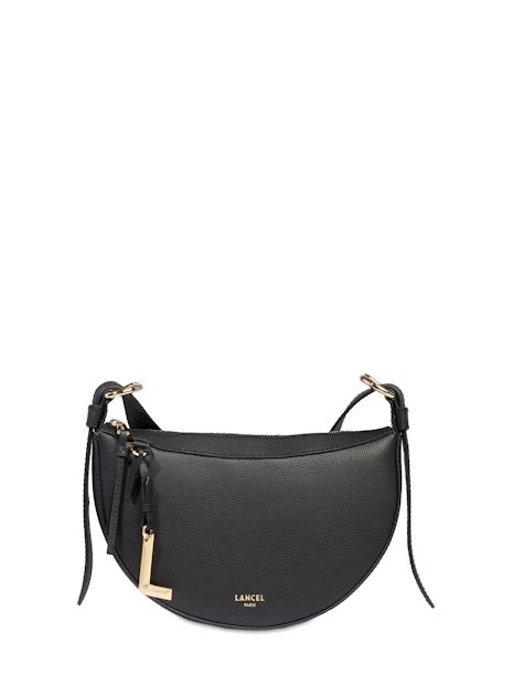 Lancel A13525 - CUIR DE VACHETTE - NOIR faubourg de lancel sac demi-lune sacs-a-mains