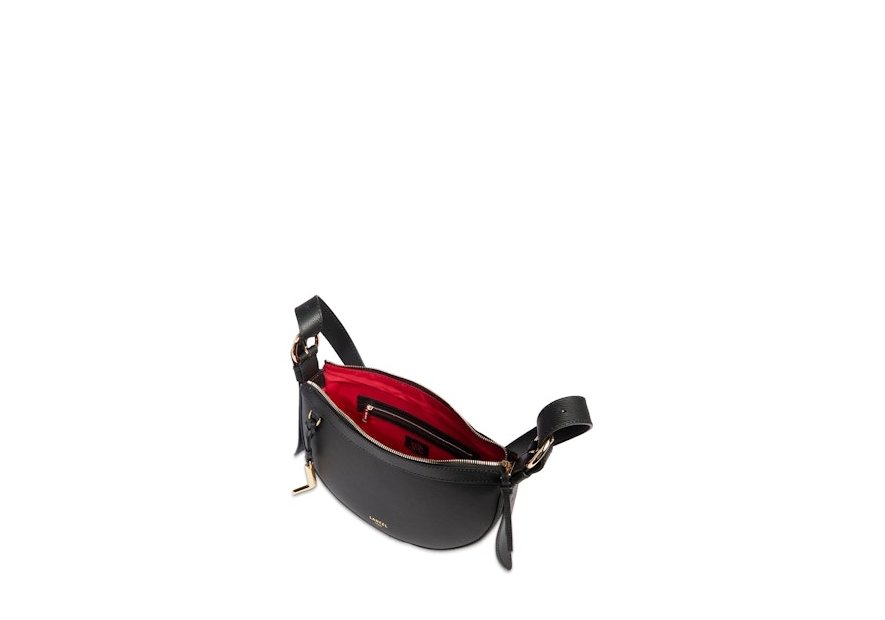 Lancel A13525 - CUIR DE VACHETTE - NOIR faubourg de lancel sac demi-lune Sac business