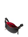Lancel A13525 - CUIR DE VACHETTE - NOIR faubourg de lancel sac demi-lune sacs-a-mains