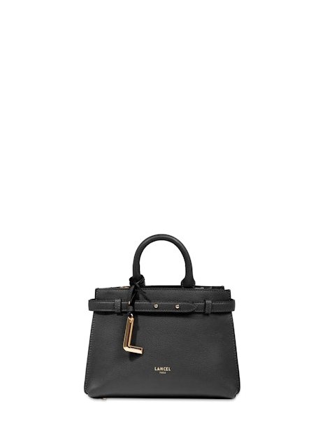 Lancel A13527 - CUIR DE VACHETTE - NOIR faubourg de lancel porté main s sacs-a-mains