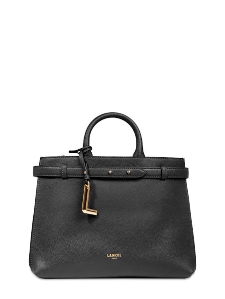 Lancel A13528 - CUIR DE VACHETTE - NOIR faubourg de lancel porté main m Sac porté main