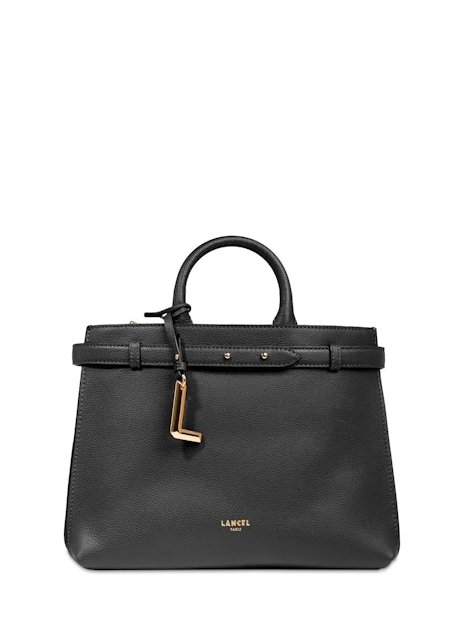Lancel A13528 - CUIR DE VACHETTE - NOIR sac porté main taille m faubourg de lancel sacs-a-mains