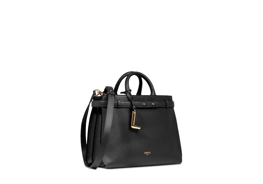 Lancel A13528 - CUIR DE VACHETTE - NOIR faubourg de lancel porté main m Sac porté main
